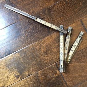 Vintage folding tape measure